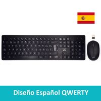 Miniatura 3 de TECLADO INALAMBRICO + RATON OPTICO EWENT EW3256 2,4GHZ NEGRO