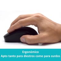 Miniatura 6 de TECLADO INALAMBRICO + RATON OPTICO EWENT EW3256 2,4GHZ NEGRO