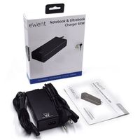 Miniatura 3 de Ewent Cargador Portatil 65W 19V 3.42A para TOSHIBA, ACER, DELTA. Conector: 5.5*1.7mm