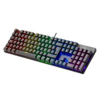 Miniatura 4 de TECLADO MECANICO EN ITALIANO MARS GAMING MK422 BLACK SWITCH AZUL PR DE 100Hz ANTI-GHOSTING AVANZADO ILUMINACION RGB