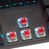 Miniatura 6 de TECLADO MECANICO EN ITALIANO MARS GAMING MK422 BLACK SWITCH AZUL PR DE 100Hz ANTI-GHOSTING AVANZADO ILUMINACION RGB