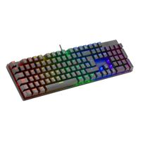 Miniatura 3 de TECLADO MECANICO MARS GAMING MK422 EN ITALIANO BLACK SWITCH MARRON PR DE 100Hz ANTI-GHOSTING AVANZADO ILUMINACION RGB