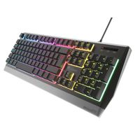 Miniatura 3 de TECLADO GAMING GENESIS RHOD 300 PORTUGUES USB RETROILUMINADO NEGRO