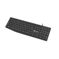 Miniatura 1 de TECLADO NATEC NAUTILUS SLIM LAYOUT ESPAÑOL NEGRO