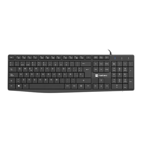 TECLADO NATEC NAUTILUS SLIM LAYOUT ESPAÑOL NEGRO - Imagen 3 de 5 TECLADO NATEC NAUTILUS SLIM LAYOUT ESPAÑOL NEGRO - Imagen 3 de 5