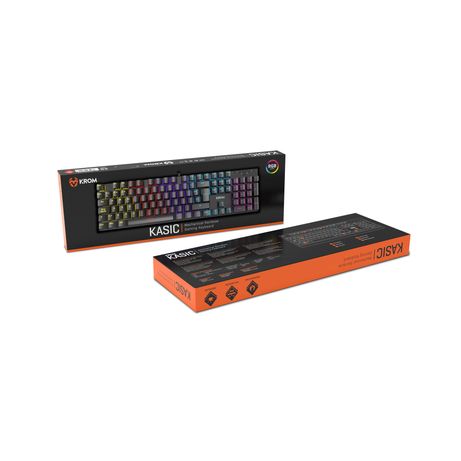 TECLADO MECANICO GAMING KROM KASIC RGB - SWITCH RED - Imagen 7 de 8 TECLADO MECANICO GAMING KROM KASIC RGB - SWITCH RED - Imagen 7 de 8