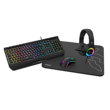 KROM Combo Gaming KENYA 4 en 1 - Imagen 2 de 12 KROM Combo Gaming KENYA 4 en 1 - Imagen 2 de 12