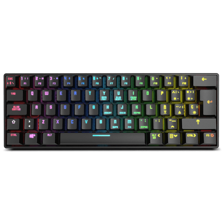 TECLADO MECANICO GAMING KROM KLUSTER RGB - MINI KEYBOARD - Imagen 1 de 12 TECLADO MECANICO GAMING KROM KLUSTER RGB - MINI KEYBOARD - Imagen 1 de 12