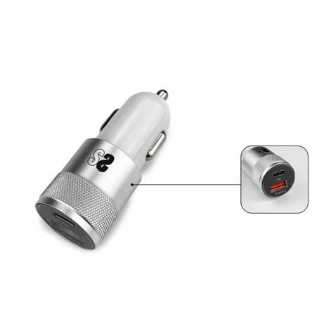 DUAL CAR CHARGER PD20W+QC3.0+C TO C/LIGHTNING S - Imagen 6 de 6 DUAL CAR CHARGER PD20W+QC3.0+C TO C/LIGHTNING S - Imagen 6 de 6