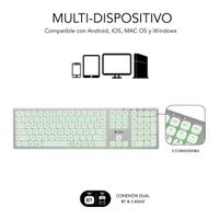 Miniatura 5 de TECLADO BLUETOOTH/2.4G MASTER ILUMINADO EXT P/B