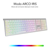Miniatura 10 de TECLADO BLUETOOTH/2.4G MASTER ILUMINADO EXT P/B