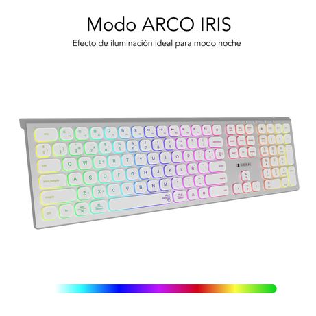 TECLADO BLUETOOTH/2.4G MASTER ILUMINADO EXT P/B - Imagen 10 de 10 TECLADO BLUETOOTH/2.4G MASTER ILUMINADO EXT P/B - Imagen 10 de 10
