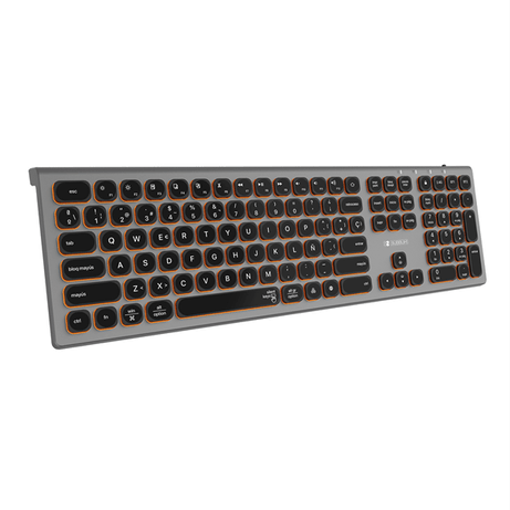 TECLADO BLUETOOTH/2.4G MASTER ILUMINADO EXT G/N - Imagen 1 de 10 TECLADO BLUETOOTH/2.4G MASTER ILUMINADO EXT G/N - Imagen 1 de 10