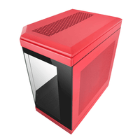 Miniatura 1 de CAJA ATX SEMITORRE GAMING MARS GAMING MC3T COLOR ROJO VISTA PANORAMICA 3 PANELES DE CRISTAL TEMPLADO 3 SLOTS PCI VERTICALES USB-C USB 3.0