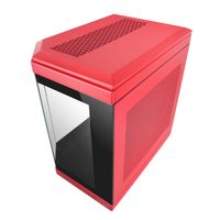 Miniatura 2 de CAJA ATX SEMITORRE GAMING MARS GAMING MC3T COLOR ROJO VISTA PANORAMICA 3 PANELES DE CRISTAL TEMPLADO 3 SLOTS PCI VERTICALES USB-C USB 3.0