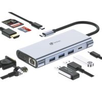 Miniatura 3 de LEOTEC DOCKING STATION 11-1 1USB-C PD100 3USB3.0 1USB-C 1 HDMI 1VGA 1TJSD MCSD