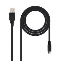 Miniatura 2 de CABLE USB NANO CABLE USB2.0 A/M - MICRO USB2.0 B/M 3.0M NEGRO