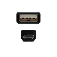 Miniatura 4 de CABLE USB NANO CABLE USB2.0 A/M - MICRO USB2.0 B/M 3.0M NEGRO