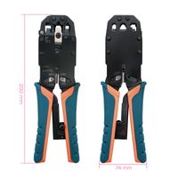 Miniatura 4 de TENAZA DE CRIMPAR RJ10/RJ11/RJ12/RJ45 DE CARRACA