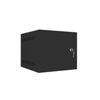 Miniatura 2 de ARMARIO LANBERG MURAL RACK 10" 4U/280X310 FLAT PACK AUTOENSAM NEGRO PTA METALICA