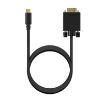 Miniatura 4 de AISENS Cable Conversor USB C a VGA  USB C M HDB15 M  Negro  1 8M