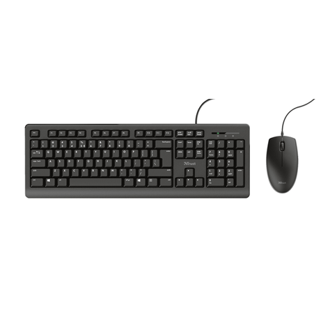 TRUST TECLADO + RATON PRIMO , NEGRO (23972) - Imagen 1 de 11 TRUST TECLADO + RATON PRIMO , NEGRO (23972) - Imagen 1 de 11