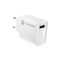 Miniatura 2 de CARGADOR NATEC RIBERA 18W 1XUSB-A QC3.0 BLANCO