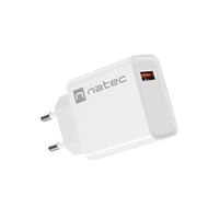 Miniatura 6 de CARGADOR NATEC RIBERA 18W 1XUSB-A QC3.0 BLANCO