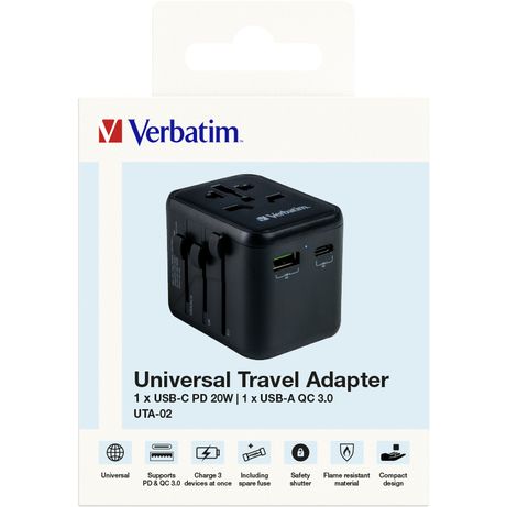 UNIVERSAL TRAVEL ADAPTER UTA-02 20W - Imagen 9 de 22 UNIVERSAL TRAVEL ADAPTER UTA-02 20W - Imagen 9 de 22