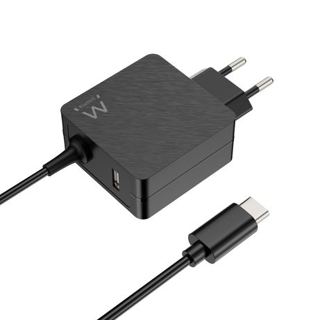 CARGADOR DE PARED EWENT EW3979 USB-C CON DP 45W + PUERTO USB-A - Imagen 2 de 4 CARGADOR DE PARED EWENT EW3979 USB-C CON DP 45W + PUERTO USB-A - Imagen 2 de 4