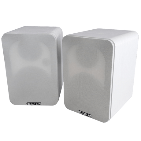 ALTAVOCES 2.0 BLUETOOTH AUTOAMPLIFICADOS APPROX APPSPK02WH 30W POR CANAL BT5.0 RCA OPTICAL COAXIAL USB INCLUYE SOPORTE PARED COLOR BLANCO - Imagen 1 de 1 ALTAVOCES 2.0 BLUETOOTH AUTOAMPLIFICADOS APPROX APPSPK02WH 30W POR CANAL BT5.0 RCA OPTICAL COAXIAL USB INCLUYE SOPORTE PARED COLOR BLANCO - Imagen 1 de 1