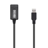 Miniatura 2 de AISENS Cable USB 3.0 Prolongador Con Amplificador, Tipo A/M-A/H, Negro 5.0m