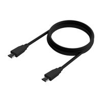 Miniatura 3 de AISENS Cable USB 3.2 Gen2x2 20Gbps 8k@30Hz 5A 100w E-Marker, Tipo USB-C/M-USB-C/M, Negro, 0.6m