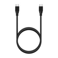 Miniatura 3 de AISENS Cable USB 3.2 Gen2x2 20Gbps 8k@30Hz 5A 100W E-Marker, Tipo USB-C/M-USB-C/M, Negro, 1.0m
