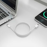 Miniatura 5 de CABLE AISENS USB 2.0 3A 60W APPLE USB-C/M-USB-C/M BLANCO 1.0M