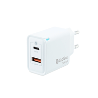 Miniatura 1 de CARGADOR USB PARED COOLBOX GAN 30W USB-C/USB-A QC3.0 BLANCO