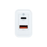 Miniatura 3 de CARGADOR USB PARED COOLBOX GAN 30W USB-C/USB-A QC3.0 BLANCO