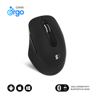Miniatura 1 de RATON SUBBLIM CURVE ERGO DUAL BLACK
