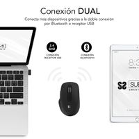 Miniatura 3 de RATON SUBBLIM CURVE ERGO DUAL BLACK