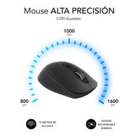 Miniatura 5 de RATON SUBBLIM CURVE ERGO DUAL BLACK