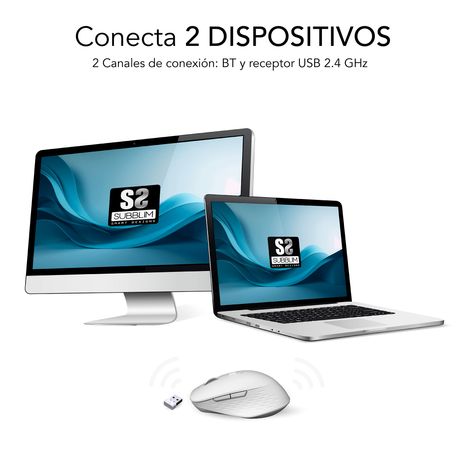 RATON SUBBLIM CURVE ERGO BLANCO - Imagen 4 de 8 RATON SUBBLIM CURVE ERGO BLANCO - Imagen 4 de 8