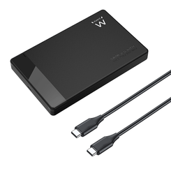 EWENT CARCASA USB-C PARA SSD/HDD DE 2,5" SIN TORNILLOS USB 3.2