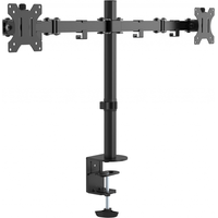 Miniatura 1 de VISION Monitor Desk Post Dual Black