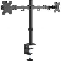 Miniatura 2 de VISION Monitor Desk Post Dual Black