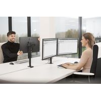Miniatura 7 de VISION Monitor Desk Post Dual Black