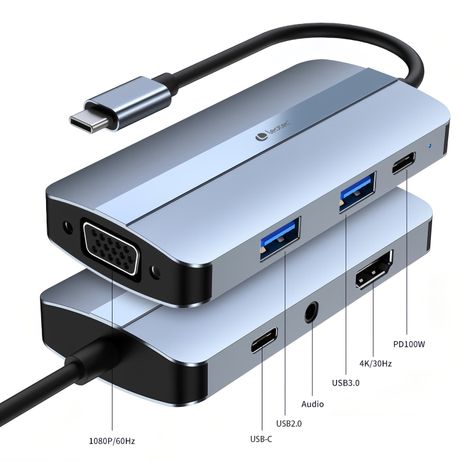 LEOTEC DOCKING STATION 7EN1 1USB-C PD100 1USB3.0 1USB-C 1USB2.0 1HDMI - Imagen 6 de 8 LEOTEC DOCKING STATION 7EN1 1USB-C PD100 1USB3.0 1USB-C 1USB2.0 1HDMI - Imagen 6 de 8