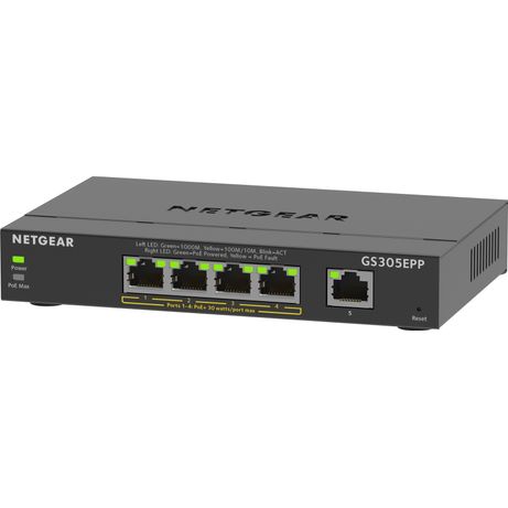 5PT GE PLUS SWCH W/HI-PWR POE+ - Imagen 4 de 11 5PT GE PLUS SWCH W/HI-PWR POE+ - Imagen 4 de 11