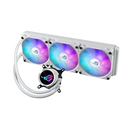 SISTEMA DE REFRIGERACION LIQUIDA ASUS PARA CPU ROG STRIX LC III 360 ARGB WHT (BLANCO) - Imagen 2 de 12 SISTEMA DE REFRIGERACION LIQUIDA ASUS PARA CPU ROG STRIX LC III 360 ARGB WHT (BLANCO) - Imagen 2 de 12