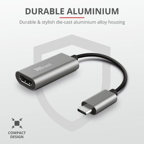 ADAPTADOR TRUST 23774 USB-C A HDMI HEMBRA UHD 4K AUDIO MULTICANAL - Imagen 9 de 12 ADAPTADOR TRUST 23774 USB-C A HDMI HEMBRA UHD 4K AUDIO MULTICANAL - Imagen 9 de 12