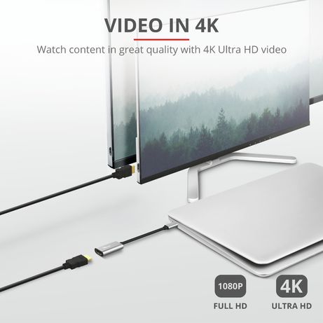 ADAPTADOR TRUST 23774 USB-C A HDMI HEMBRA UHD 4K AUDIO MULTICANAL - Imagen 10 de 12 ADAPTADOR TRUST 23774 USB-C A HDMI HEMBRA UHD 4K AUDIO MULTICANAL - Imagen 10 de 12